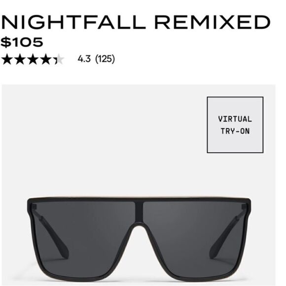Quay Polarized Nightfall Remixed Sunglasses (Black & Gold)
